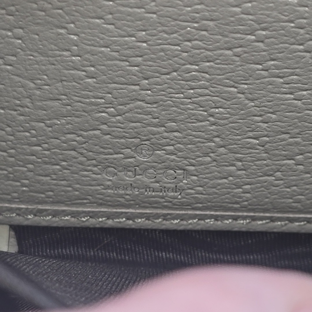 Gucci Ophidia GG Beige W/ Green & Red Sherry Zip Around Long Wallet (EUC)(COA)✨️ - Picture 13 of 15